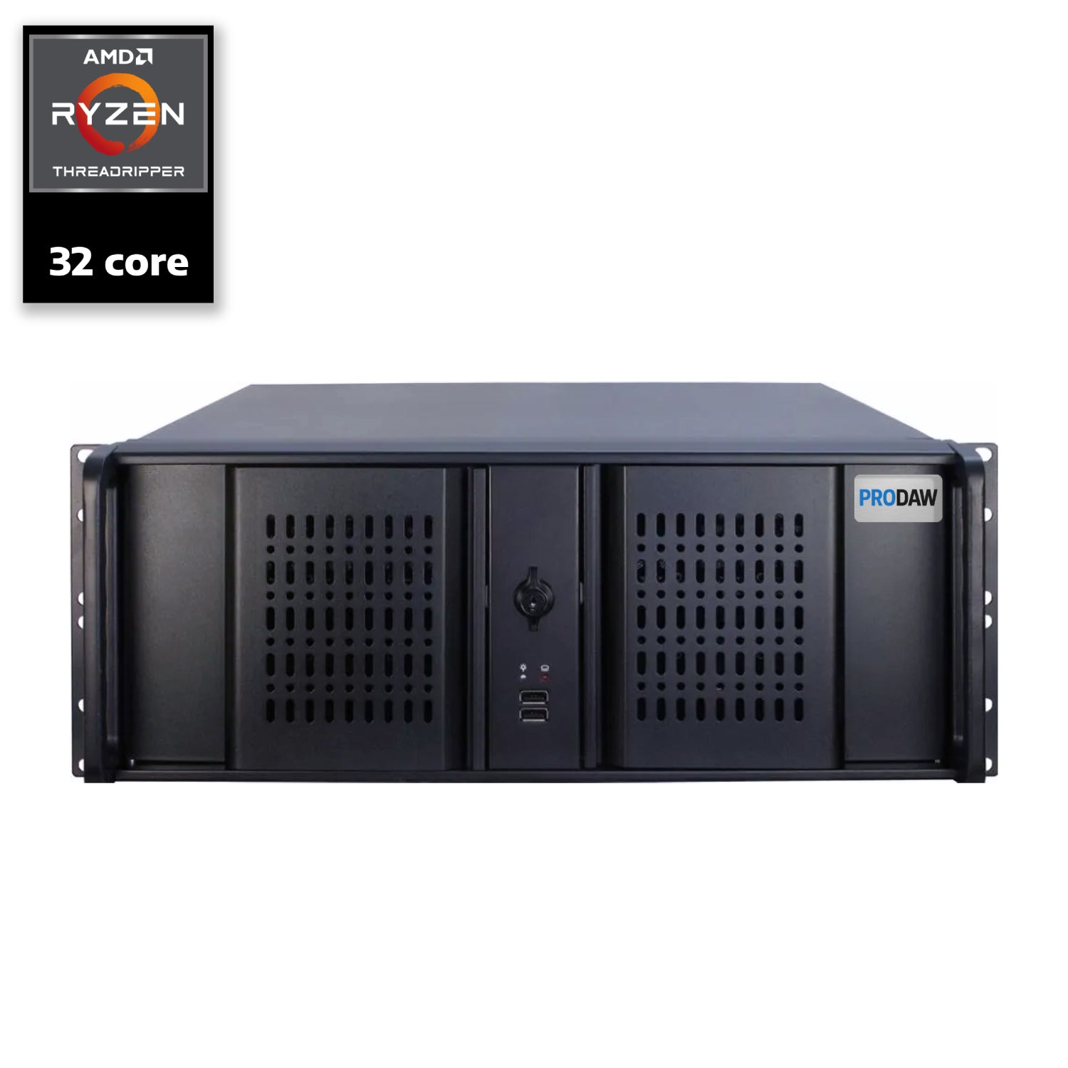 Prodaw Rack AI Maxxx | Stille 19 inch AI computer – PRODAW